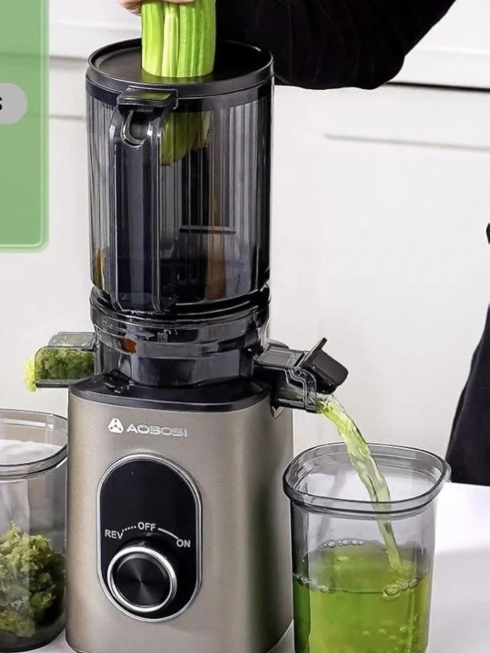 Cold Press Slow Juicer - Metallic Gray
